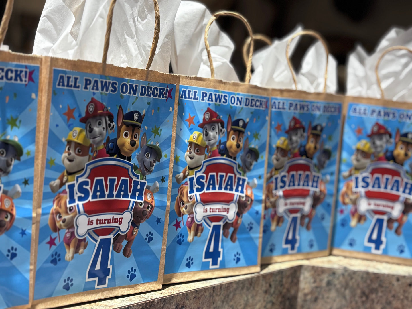 Paw Patrol Treat Bags