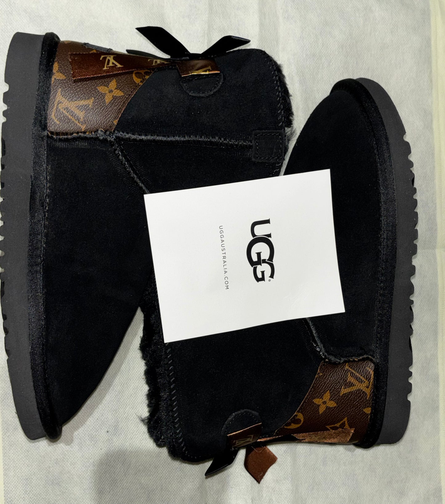 Black LV Boots