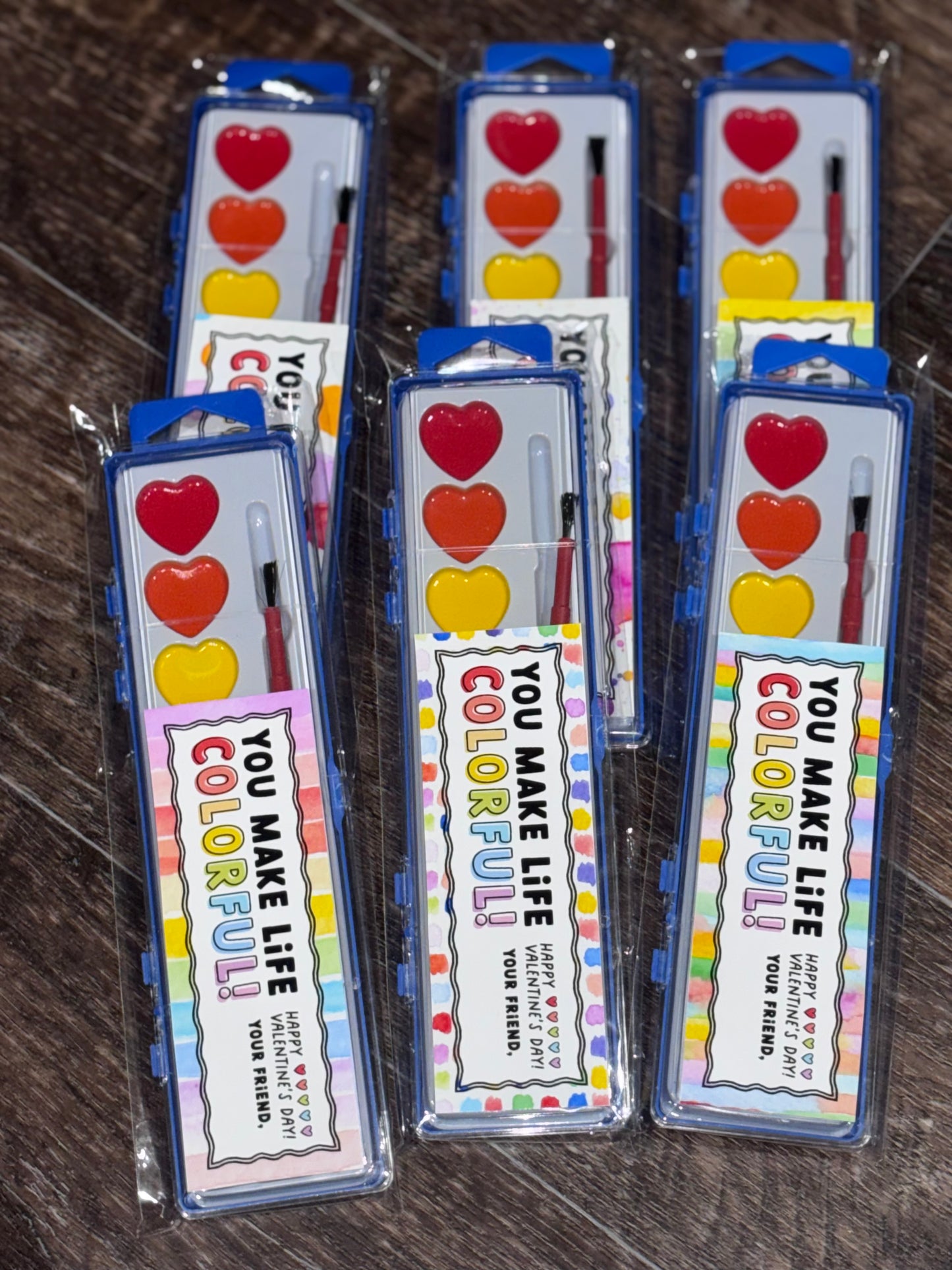 Set of 12 Valentine Watercolors