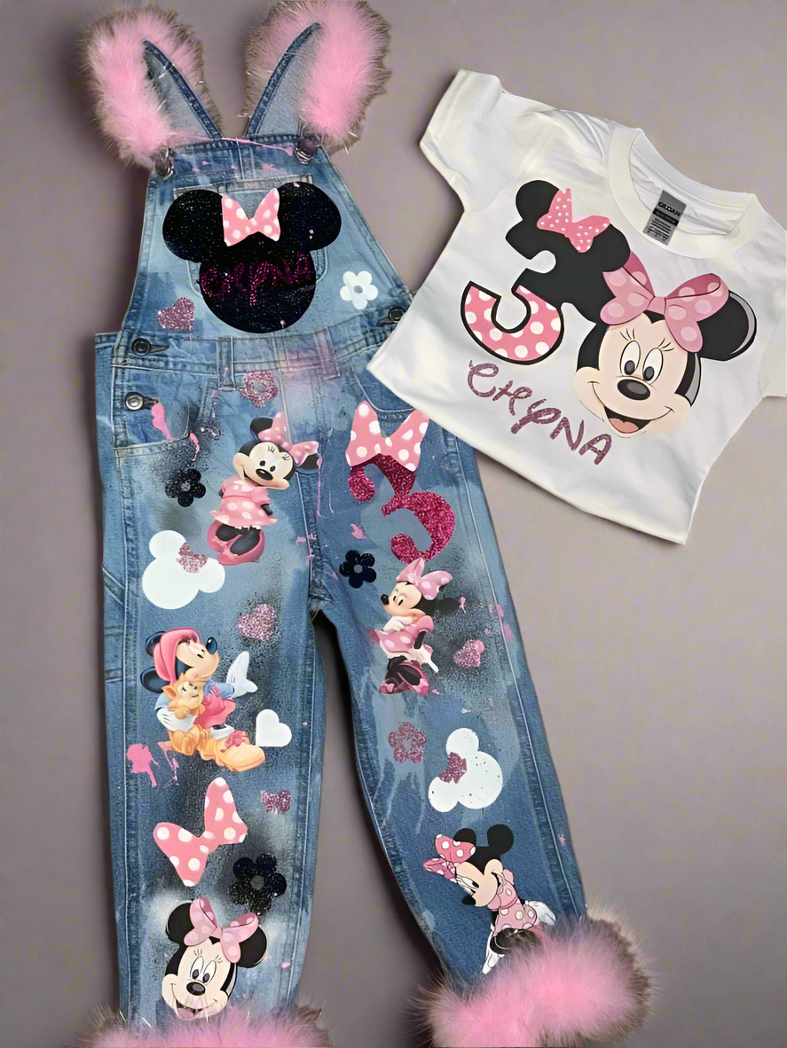 Custom Minnie Overalls