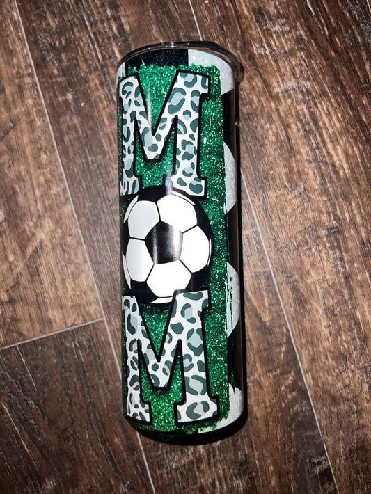 Mom Soccer Tumbler