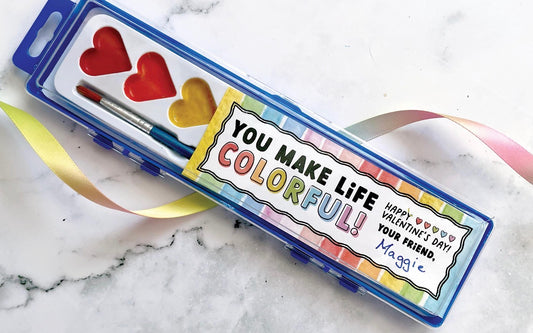 Set of 12 Valentine Watercolors
